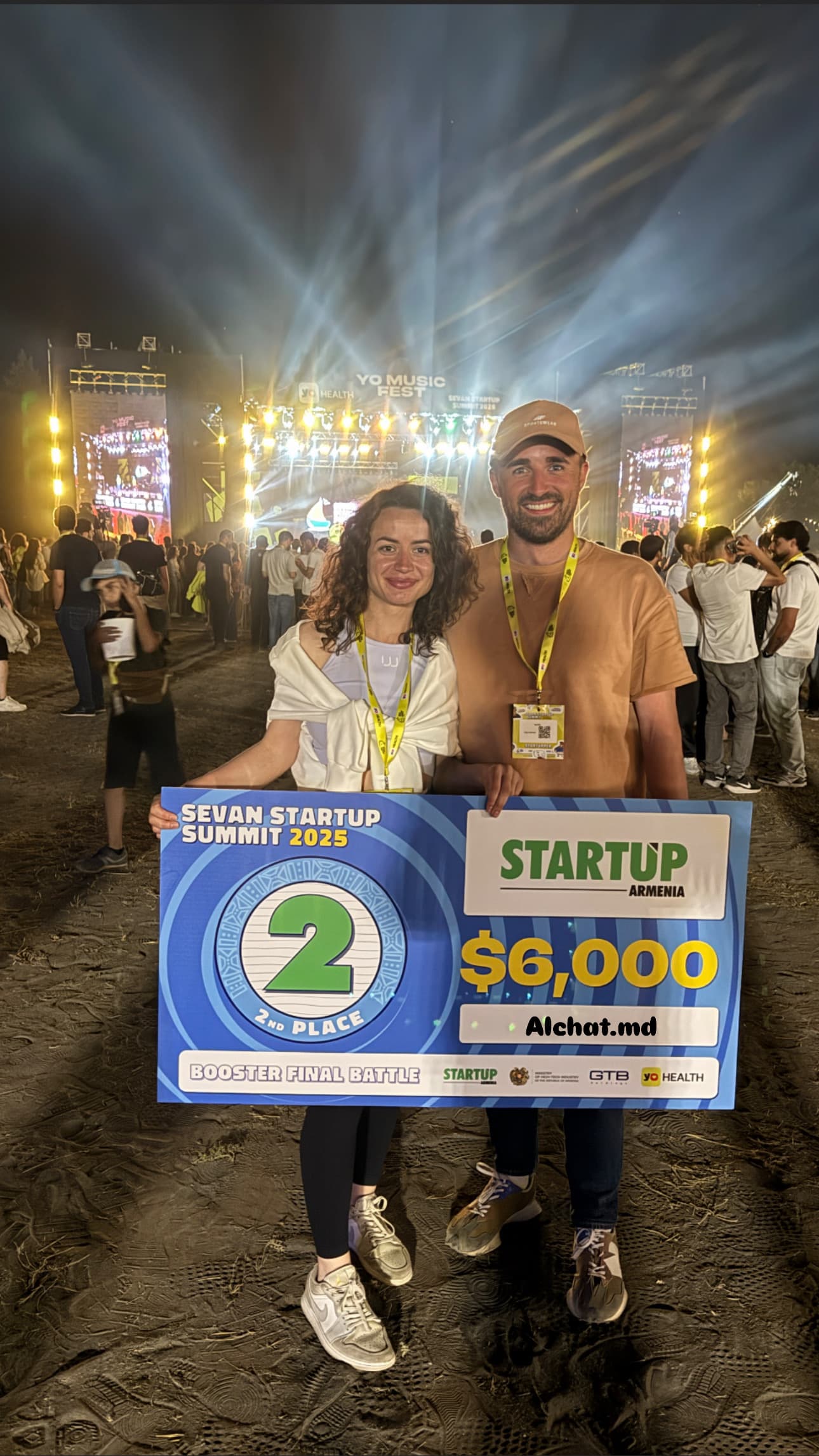 Team arrival at Sevan Startup Summit